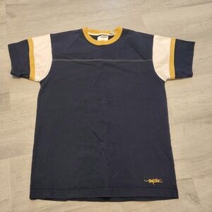 VTG Point Zero T shirt Large Mens Navy Blue 100% Cotton Skater Y2K Hip Hop Grung